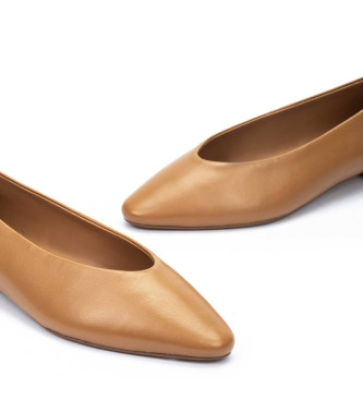 Martinelli Brown Vescia Leather Ballerinas