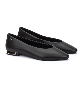 Martinelli Leather Ballerinas Vescia black