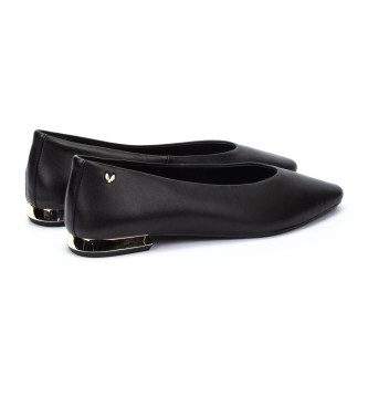 Martinelli Leather Ballerinas Vescia black