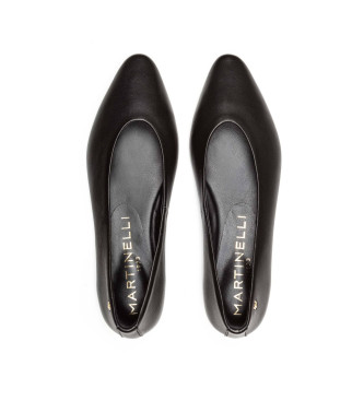 Martinelli Leather Ballerinas Vescia black