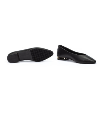 Martinelli Leather Ballerinas Vescia black