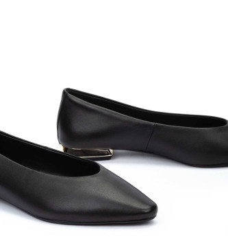 Martinelli Leather Ballerinas Vescia black