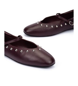 Martinelli Ballerine in pelle Lariana color bordeaux