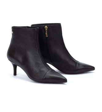 Martinelli Fontaine black leather ankle boots -Height 6,5cm