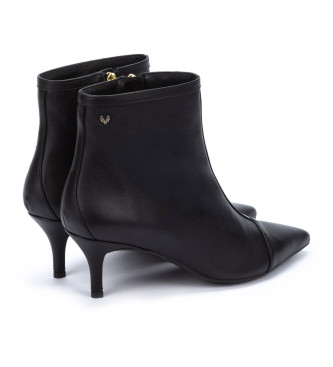 Martinelli Fontaine black leather ankle boots -Height 6,5cm