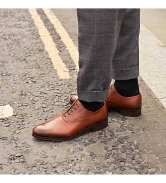 Martinelli Sapatos Empire em pele castanha 