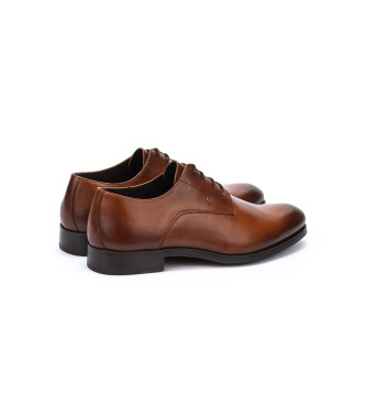 Martinelli Sapatos Empire em pele castanha 