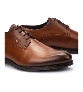 Martinelli Sapatos Empire em pele castanha 