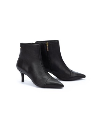 Martinelli Fontaine schwarze Lederstiefeletten - Absatzhhe 6cm