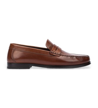 Martinelli Forthill 1623 Mocassins en cuir marron