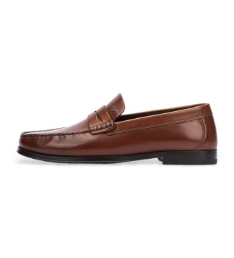 Martinelli Forthill 1623 Mocassins en cuir marron