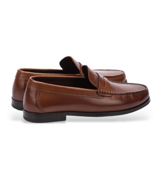 Martinelli Forthill 1623 Mocassins en cuir marron