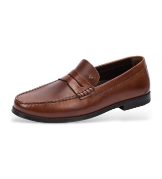 Martinelli Forthill 1623 Mocassins en cuir marron