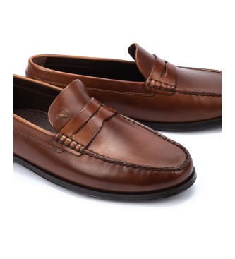 Martinelli Forthill 1623 Mocassins en cuir marron