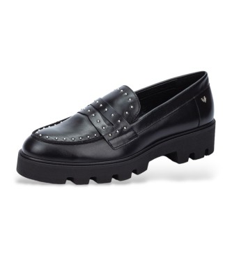 Martinelli Hermosilla Leather Moccasins 1568 black