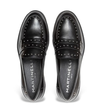 Martinelli Hermosilla Leather Moccasins 1568 black