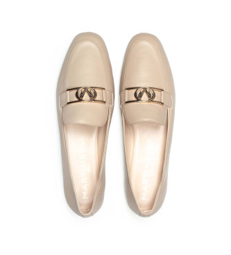 Martinelli Mocassins en cuir Lariana beige