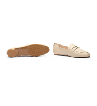 Martinelli Beige Lariana Leren Mocassins