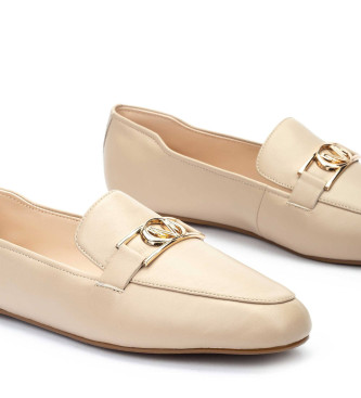 Martinelli Mocassins en cuir Lariana beige