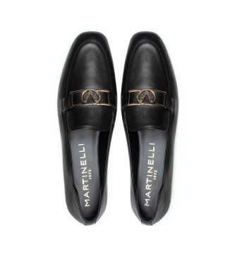 Martinelli Lariana Leather Moccasins black