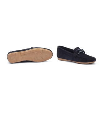 Martinelli Navy Leyre Leren Mocassins