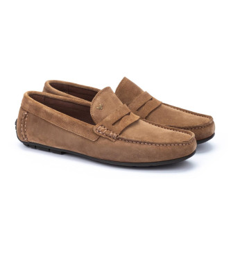 Martinelli Mocassins en cuir marron Pacific