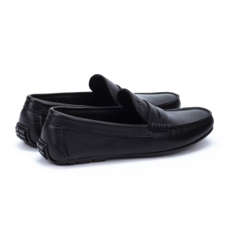 Martinelli Pacific Leather Moccasins black