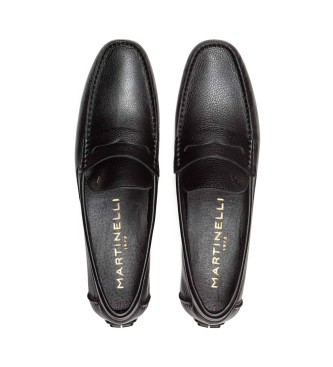 Martinelli Pacific Leather Moccasins black