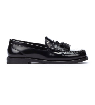 Martinelli Mocassins en cuir Settala 1734 noir