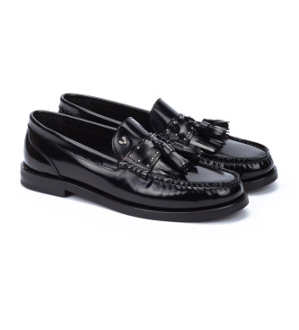 Martinelli Mocassins en cuir Settala 1734 noir