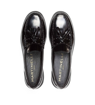 Martinelli Mocassins en cuir Settala 1734 noir