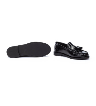 Martinelli Mocassins en cuir Settala 1734 noir