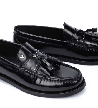 Martinelli Mocassins en cuir Settala 1734 noir