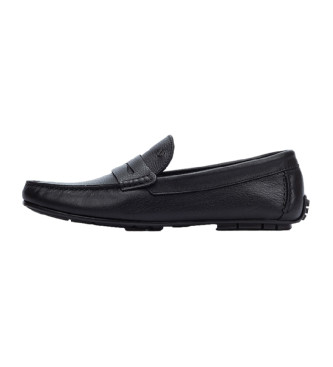 Martinelli Pacific 1411 Leather Moccasins Black
