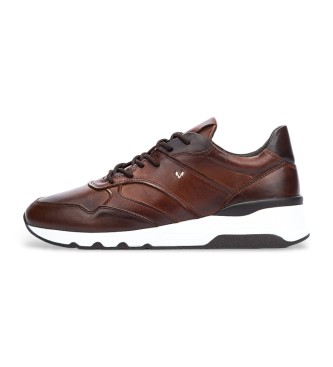 Martinelli Sneakers i lder Newport 1513 brun