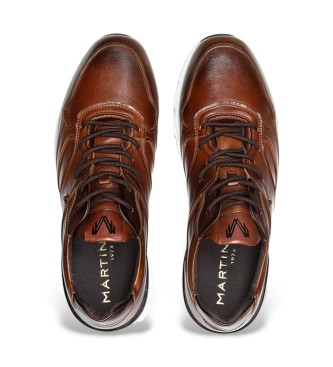 Martinelli Sneakers i lder Newport 1513 brun