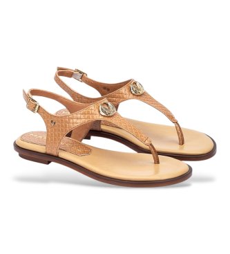 Martinelli Sandalias de Piel Mazzini beige