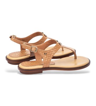 Martinelli Sandalias de Piel Mazzini beige