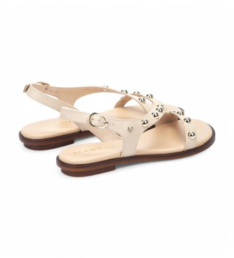 Martinelli Beige Mazzini Leather Sandals