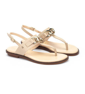 Martinelli Beige Mazzini Ledersandalen