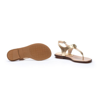 Martinelli Gouden Mazzini Leren Sandalen