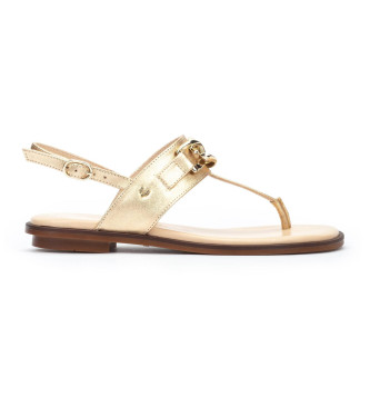 Martinelli Gouden Mazzini Leren Sandalen