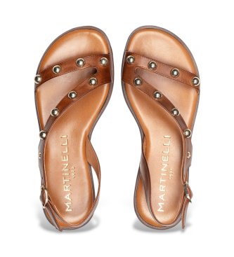 Martinelli Sandalias de Piel Mazzini marr�n