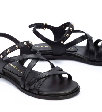 Martinelli Mazzini Leder Sandalen schwarz