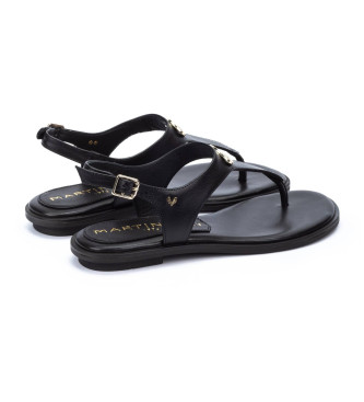 Martinelli Mazzini Leder Sandalen schwarz