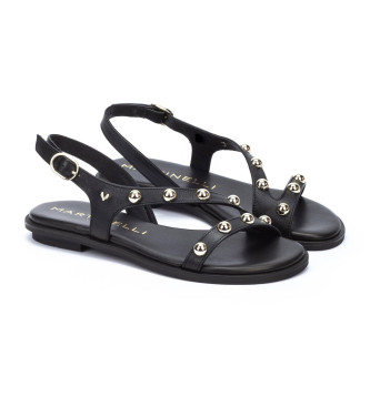 Martinelli Mazzini Leder Sandalen schwarz