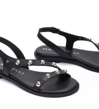 Martinelli Mazzini Leren Sandalen zwart