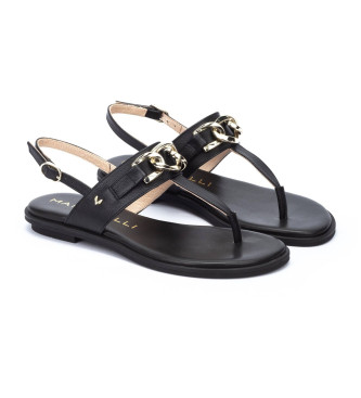 Martinelli Mazzini Leren Sandalen zwart