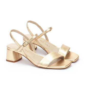 Martinelli Gouden Vettabbia Leren Sandalen