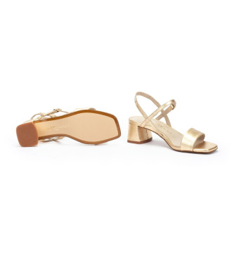 Martinelli Gouden Vettabbia Leren Sandalen